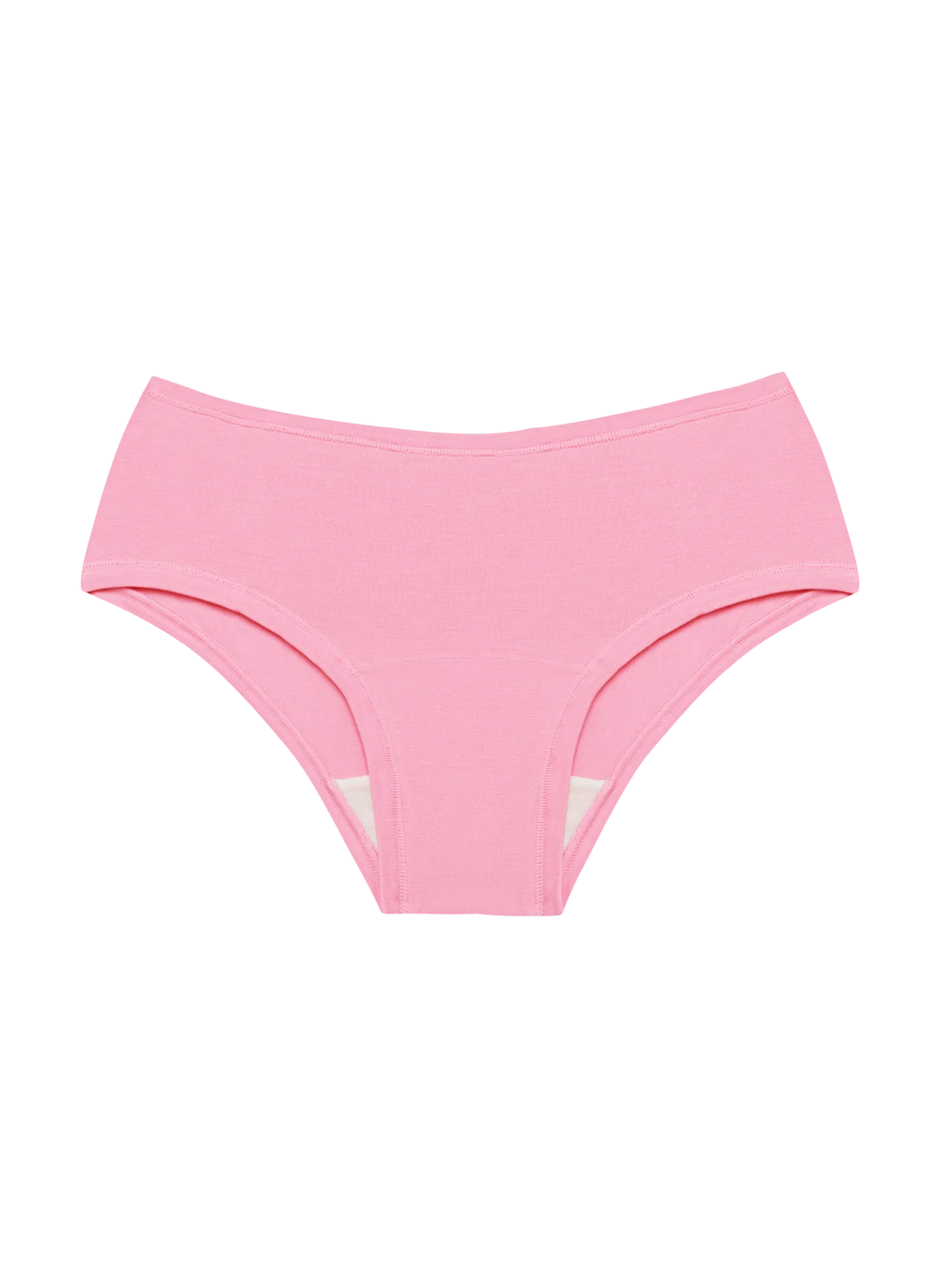 pink hipster boyshort underwear made from tencel fabric