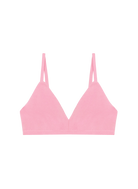 triangle bralette in candy pink
