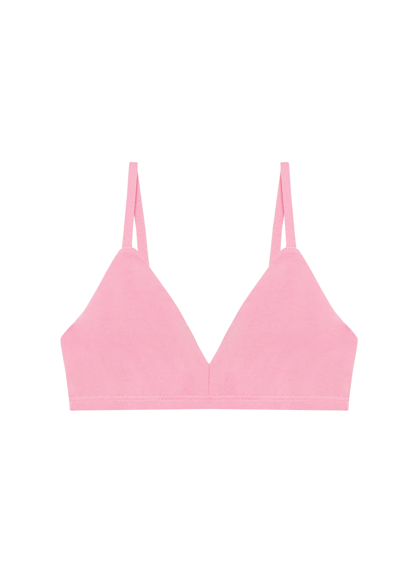 triangle bralette in candy pink
