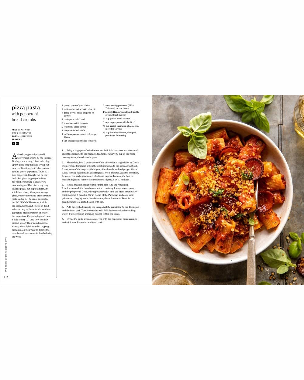 Pizza Pasta Recipe from Half Baked Harvest by Tieghan Gerard