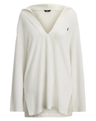 terry cloth hooded tunic cover up
