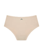 beige hipster boyshort underwear made from tencel fabric