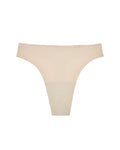 Seamless High Rise Thong | Beige