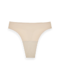 Seamless High Rise Thong | Beige