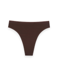 Seamless High Rise Thong | Mocha