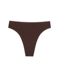Seamless High Rise Thong | Mocha