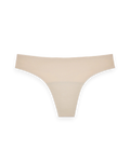Seamless Low-Mid Rise Thong | Beige