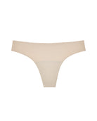 Huha Seamless Low Mid Rise Thong in Beige 