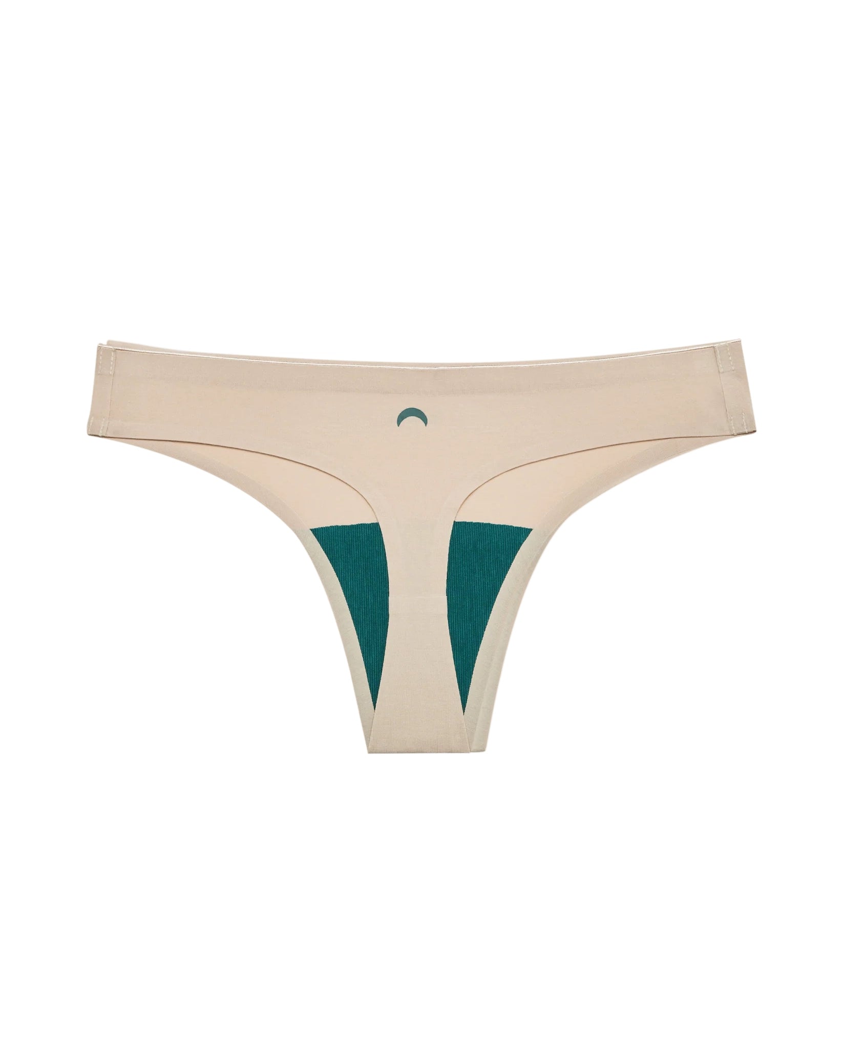 Huha Seamless Low Mid Rise Thong in Beige 