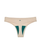Huha Seamless Low Mid Rise Thong in Beige 