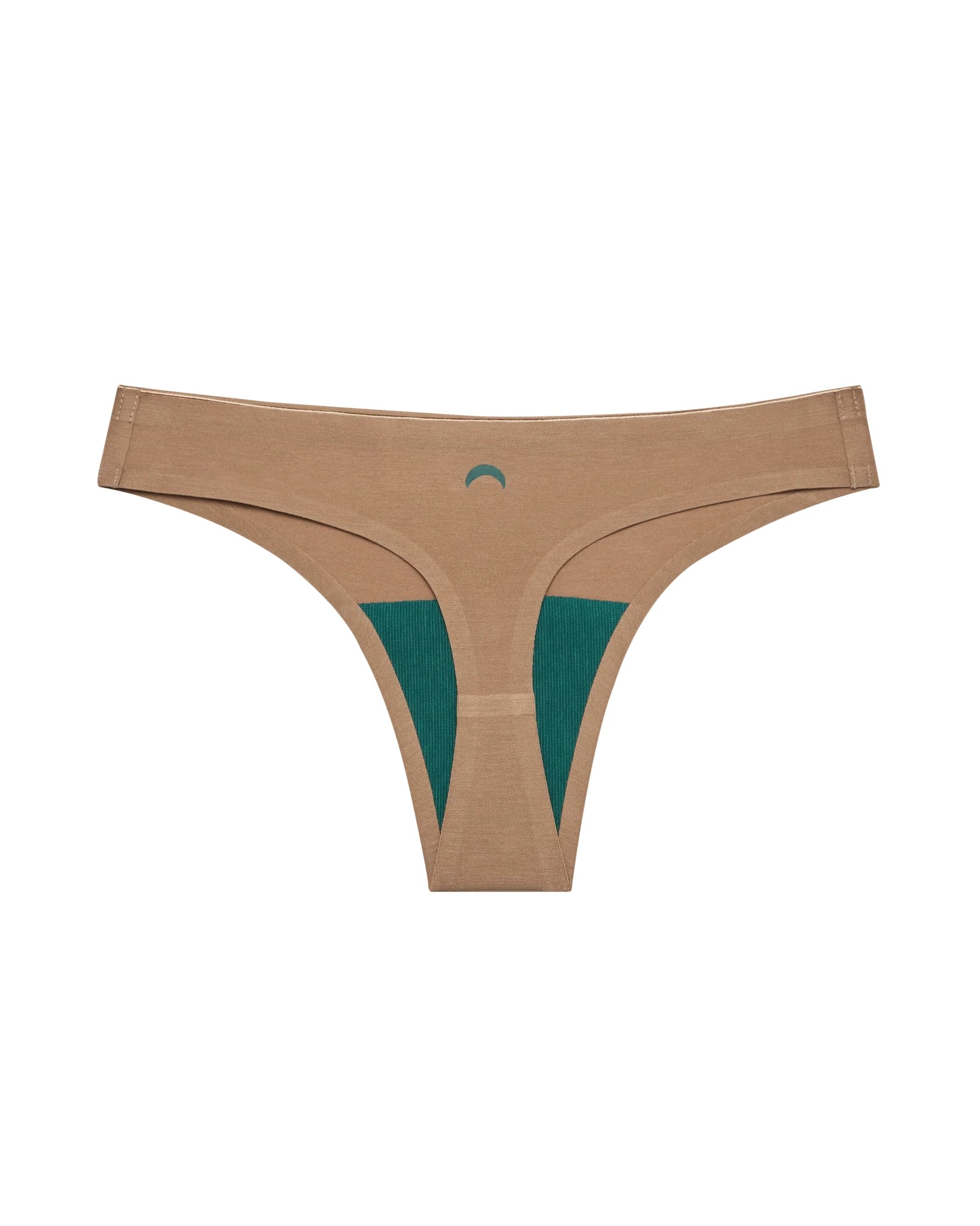 Huha Seamless Low Mid Rise Thong in Tan