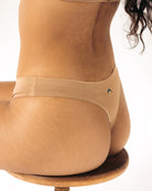 Huha Seamless Low Mid Rise Thong in Tan