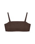 Bandeau style bralette made from modal in brown