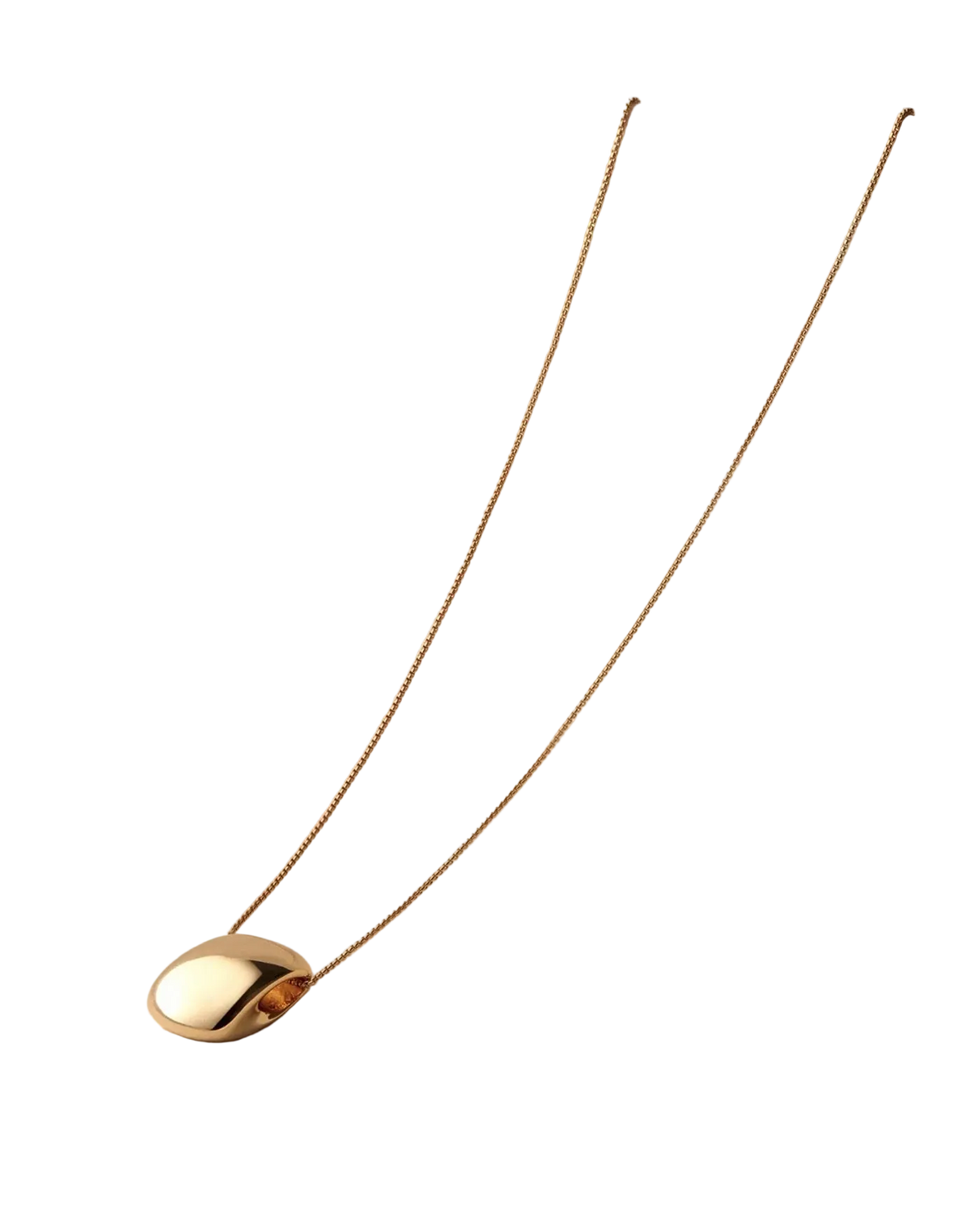 gold long pendant necklace