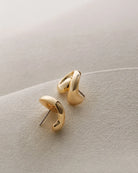 gold statement earrings
