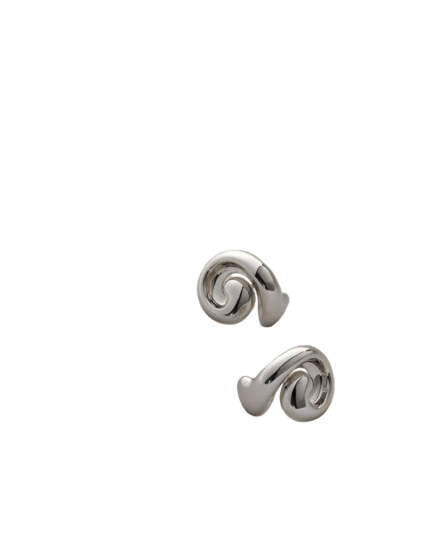 statement silver earrings