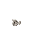 statement swirl silver ear cuff
