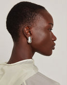 chunky silver earrings