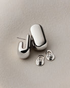 chunky silver earrings 