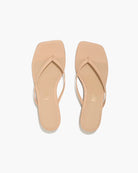 beige suede kitten heel shoe
