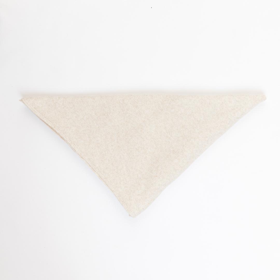 beige knit scarf