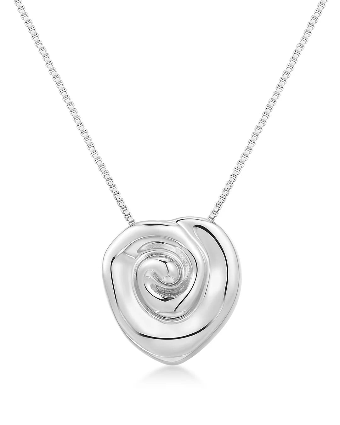 LUV AJ Coquille Pendant Necklace in Silver