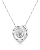 LUV AJ Coquille Pendant Necklace in Silver