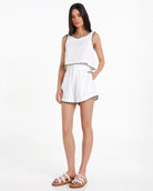 Lost in Lunar Tamsyn Scalloped Top with black piping