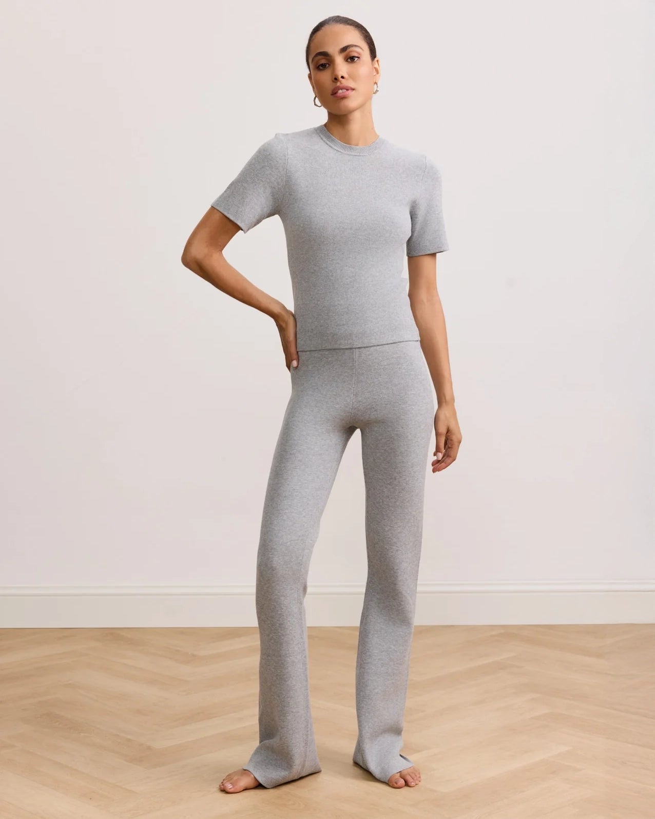 Lune Active Olly Flare Pants in Grey