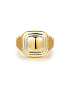 Luv AJ Dalia Tw Tone Ring Gold