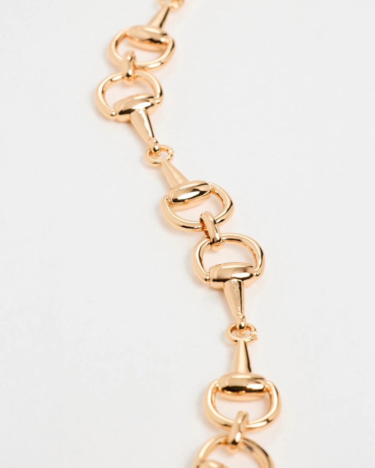 Luv AJ Horsebit Bracelet in Gold