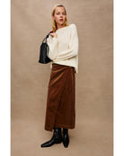 ivory cashmere long sleeve sweater