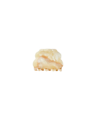 mini cream claw clip