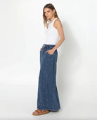 Madison the Label Carissa Denim Maxi Skirt