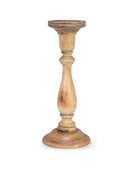 wooden pillar candle holder by abbott