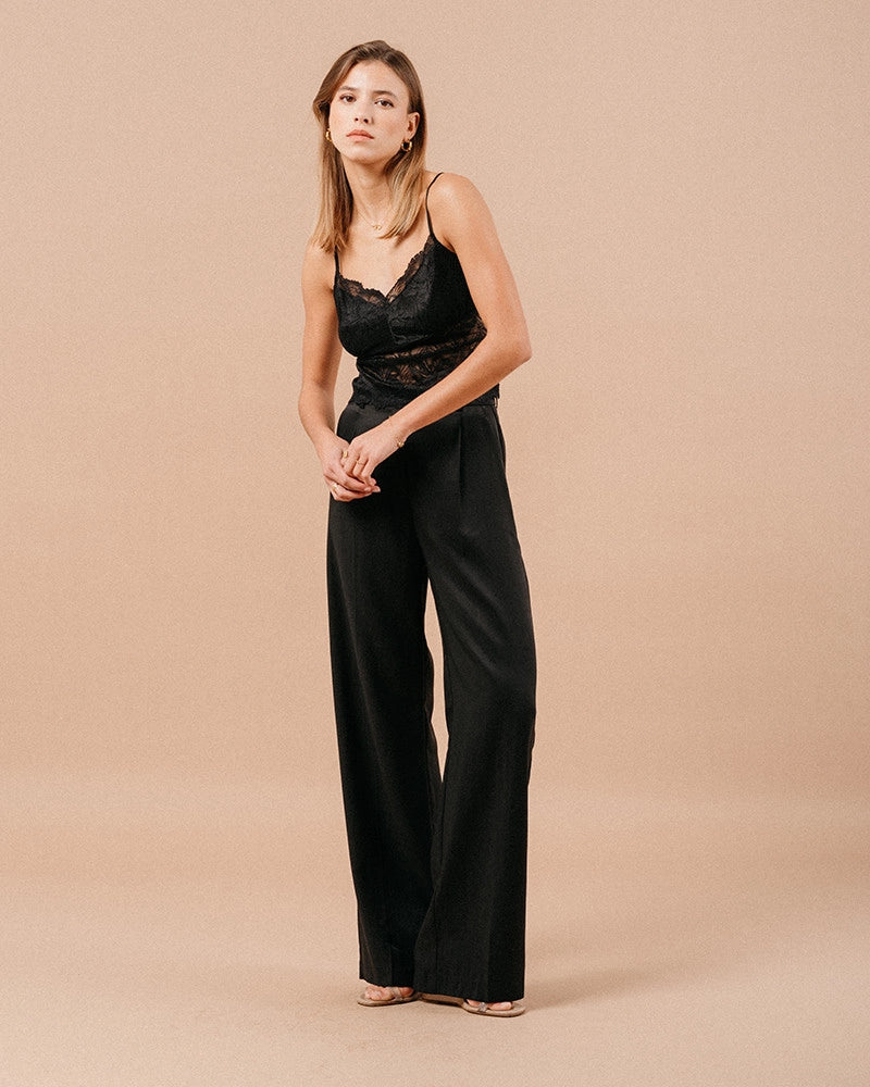 Grace and Mila Marc Wide Pant in Black