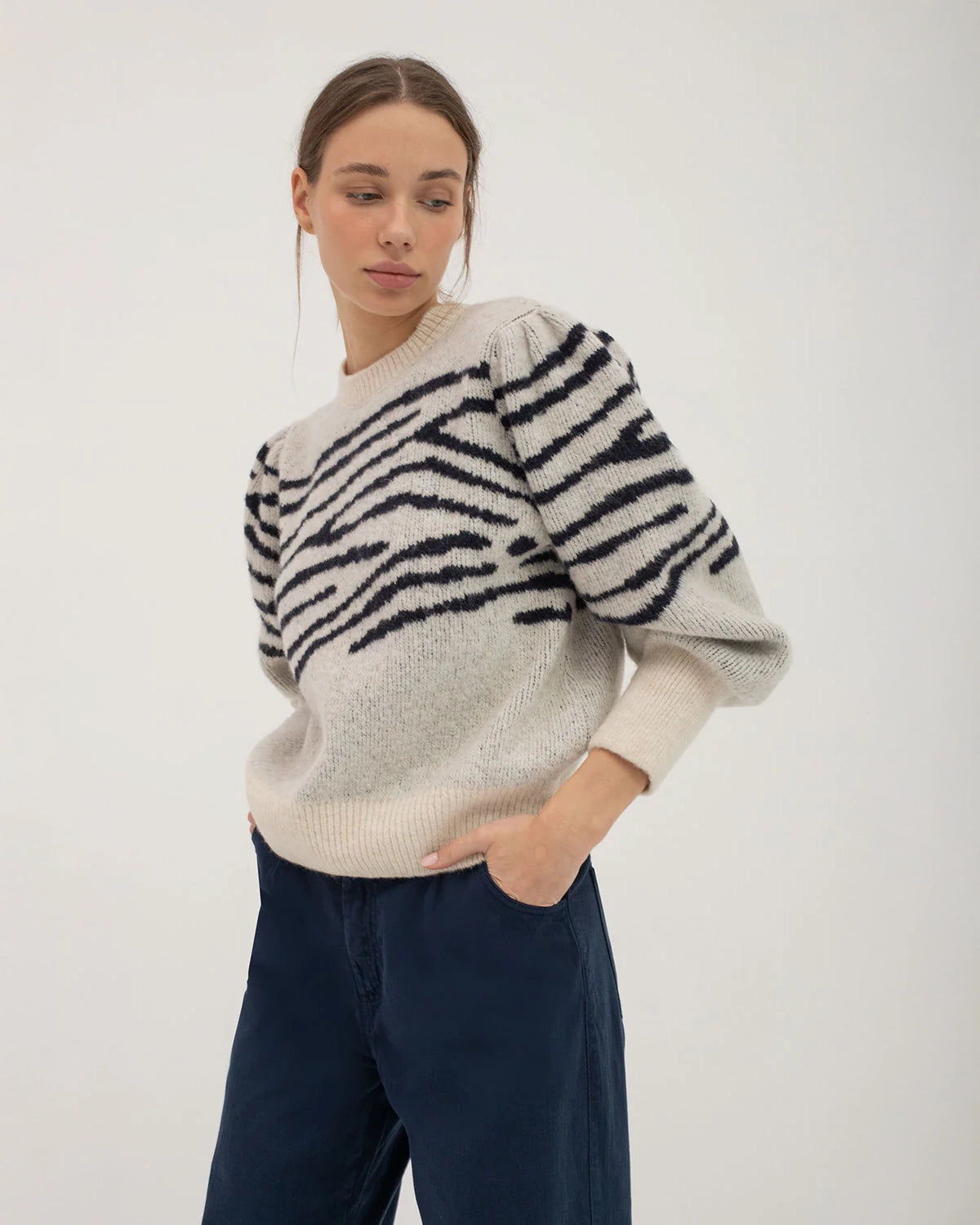 Mus & Bombon Jersey Costa Sweater Stripe