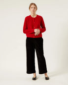 Naif Babette Cardigan in Red