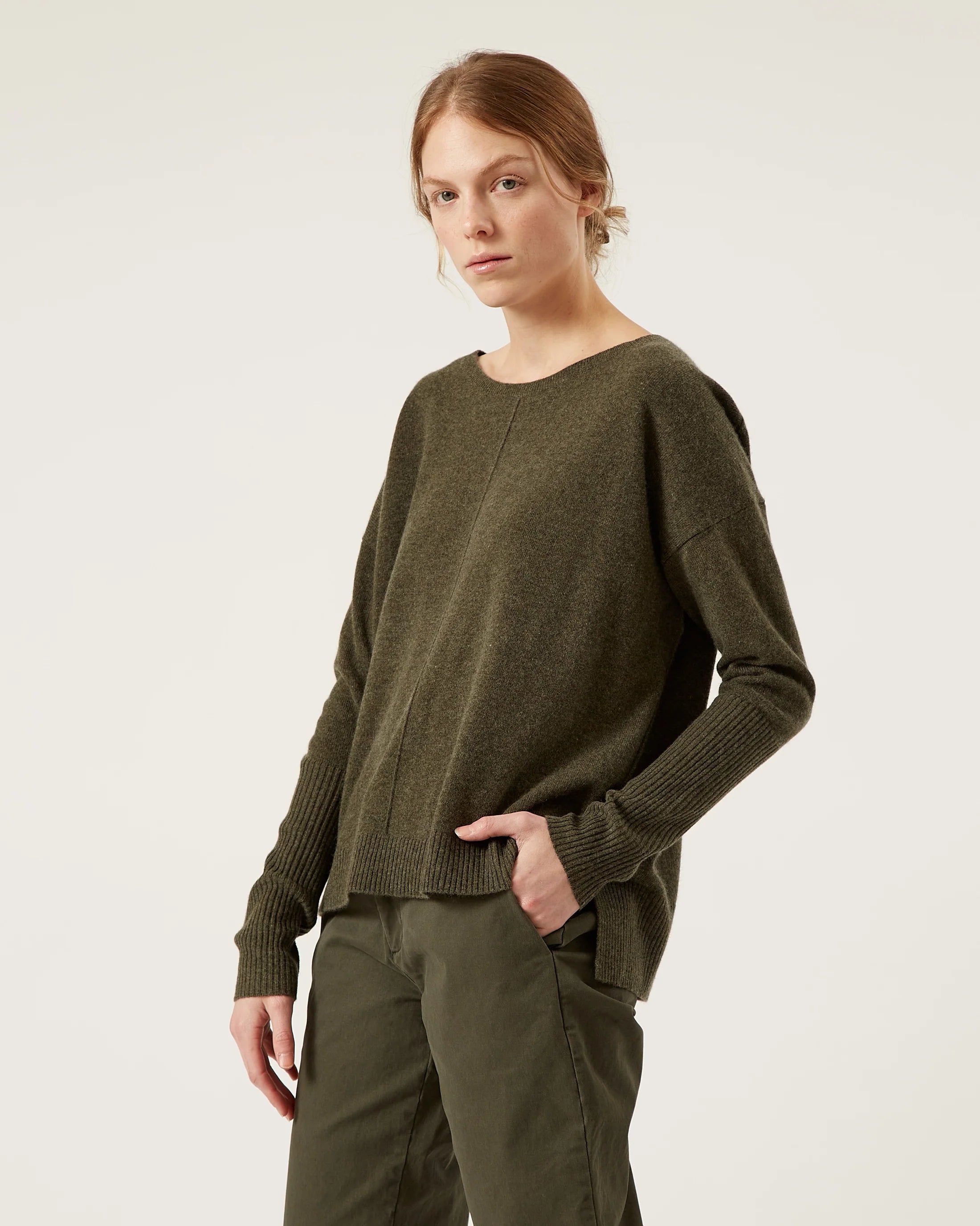 Naif Kent Wool and Cashmere Sweater