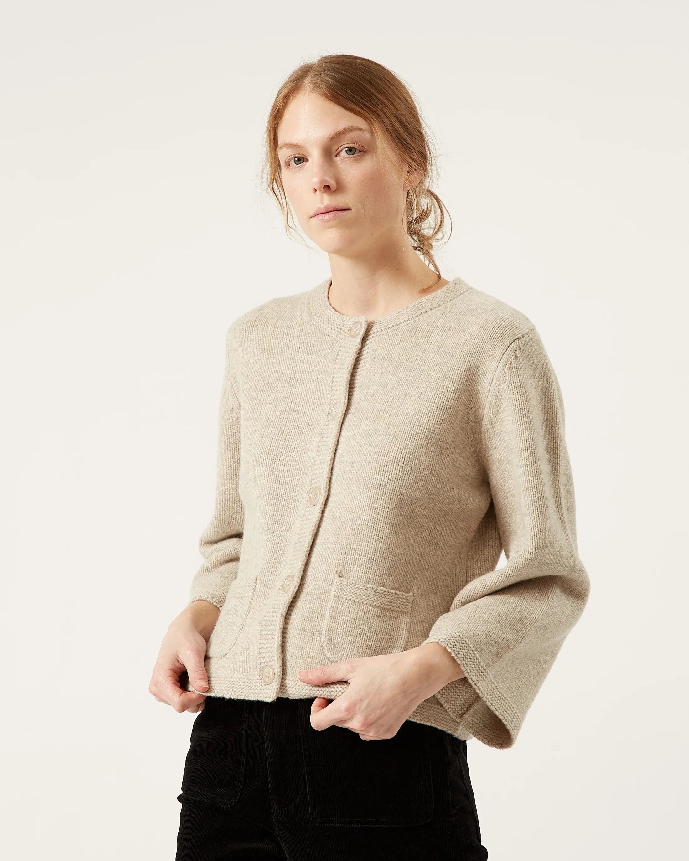 Naif Neveah Wool Cardigan