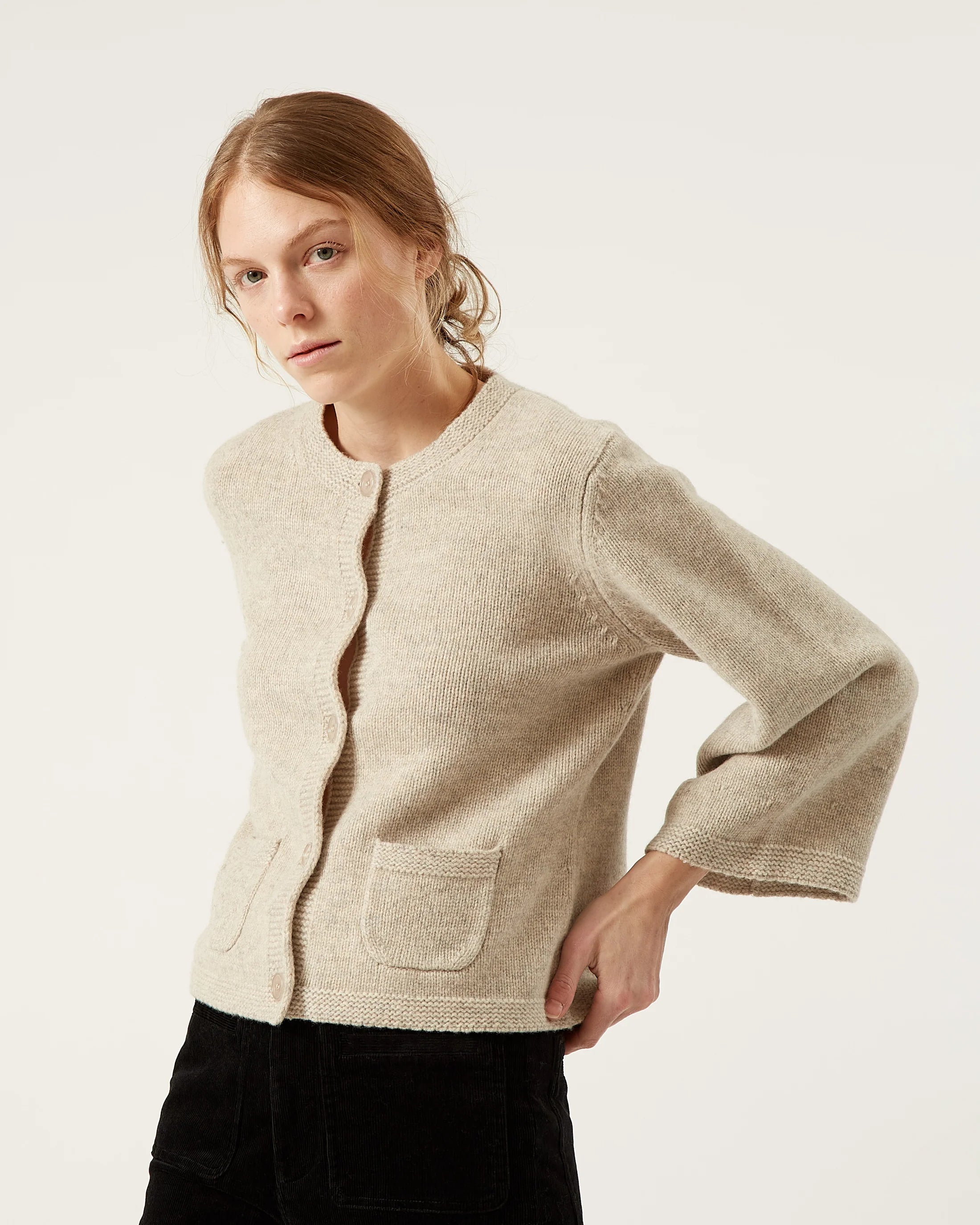 Naif Neveah Wool Cardigan