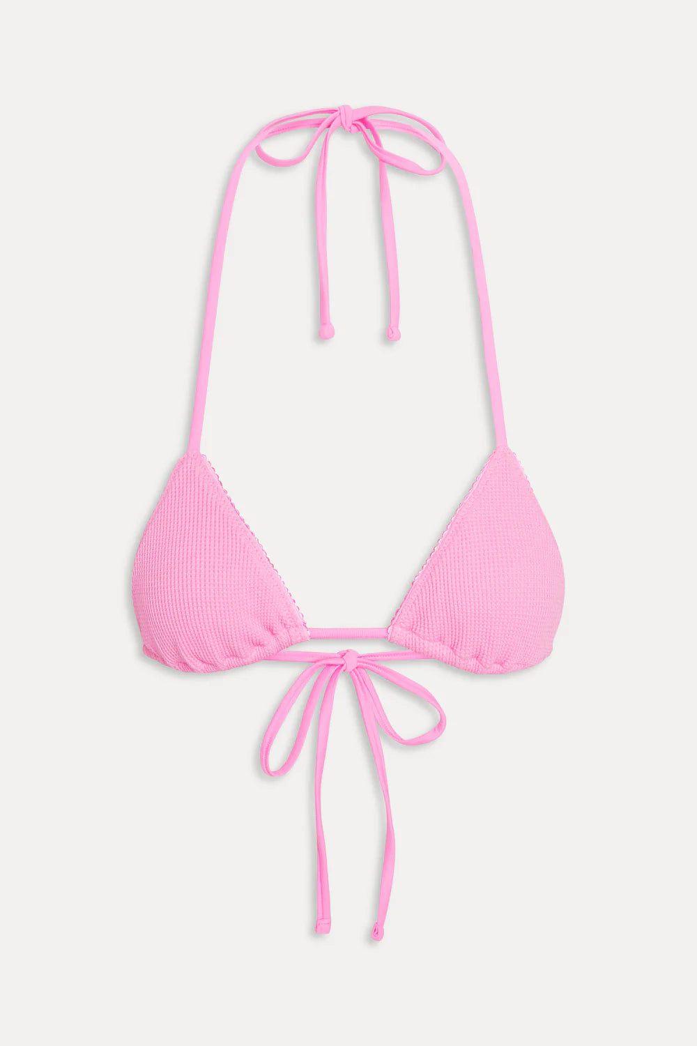 triangle bikini top in pink