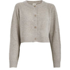light brown croped cardigan