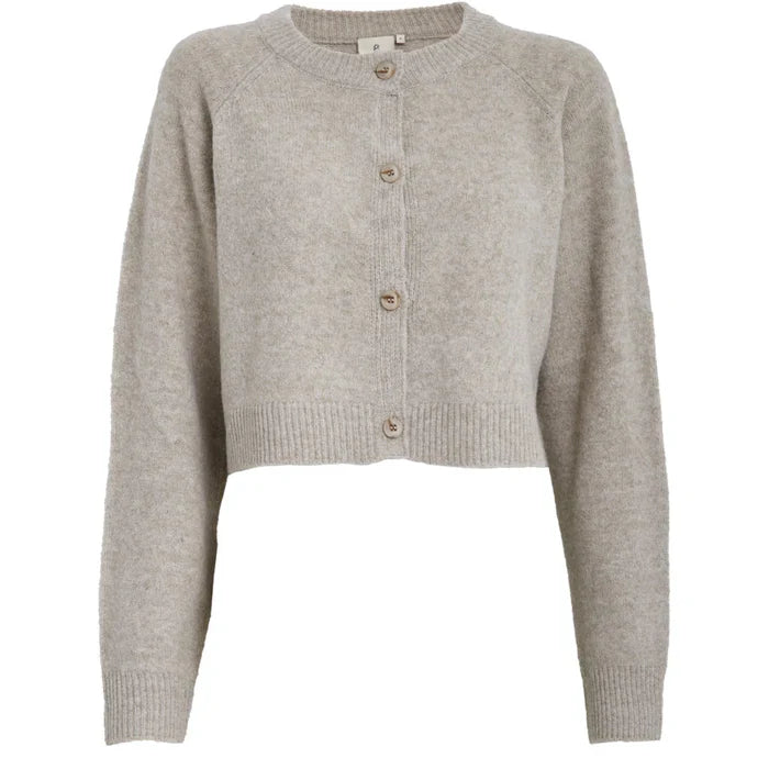 light brown croped cardigan