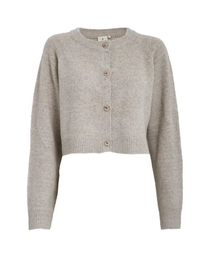 light brown croped cardigan