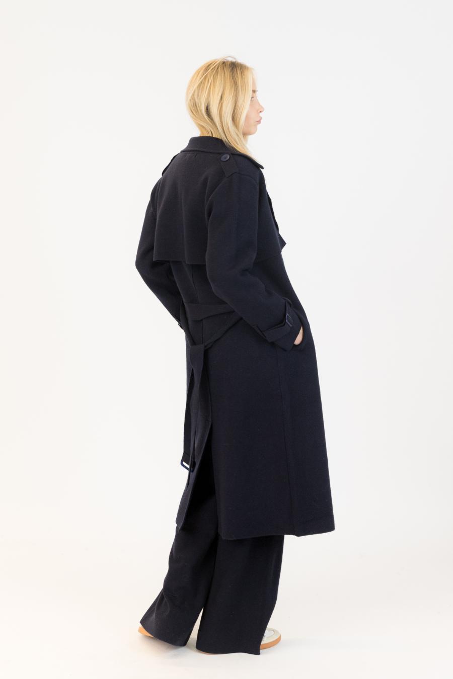 navy peacoat