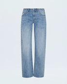 Pistola Lexi Mid Rise Studded Straight Jeans