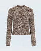 a cable knit fisherman sweater by Pistola 
