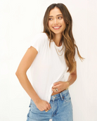 Project Social T You Got it Washed Baby Tee in White
