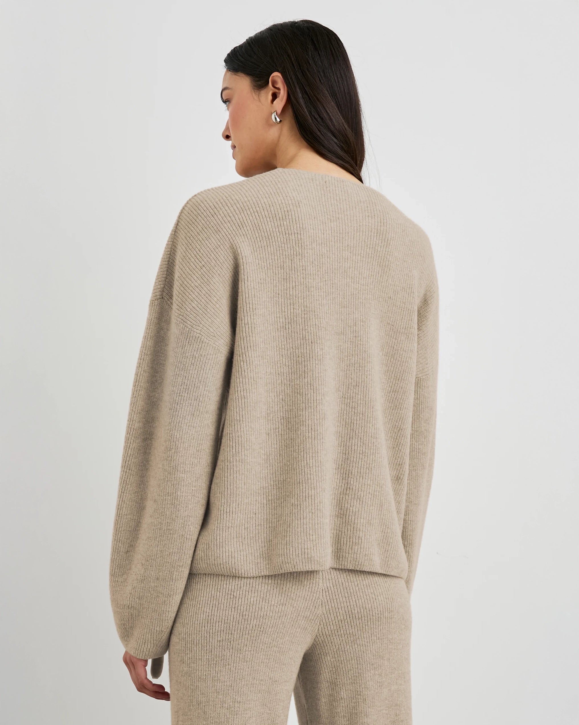 Rails Hollyn Sweater in Heather Oatmeal